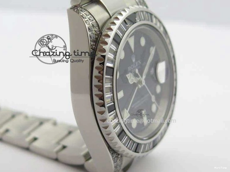 MiroTime 0405 GMT-Master II 116759 SS Bp-Maker Black Ruby Crystal Black Dial On SS Bracelet A UrbanChic 3767